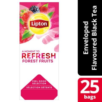 Billede af Lipton Lipton Tea Forest Fruit 25 poser 7310390855108 Modsvarer: N/A