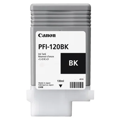 Canon Canon PFI-120 BK Blækpatron sort PFI-120BK Modsvarer: N/A billede