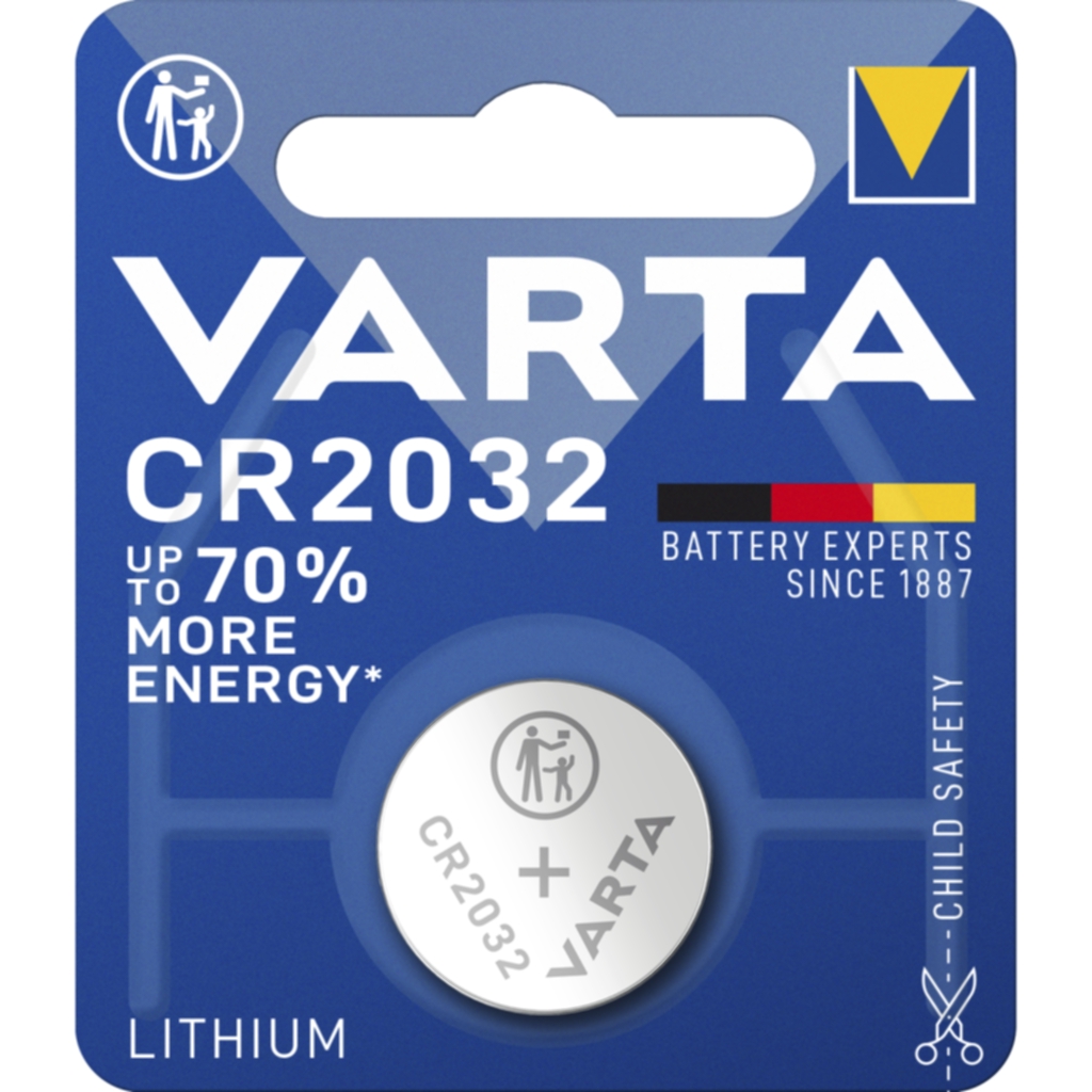 Varta CR2032 Litium knappcellsbatteri - 1 Pack