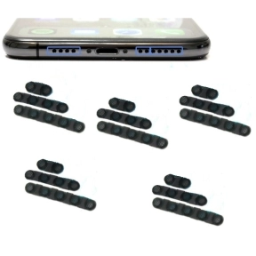 Högtalargaller för iPhone XS Max, svart, 5 st.