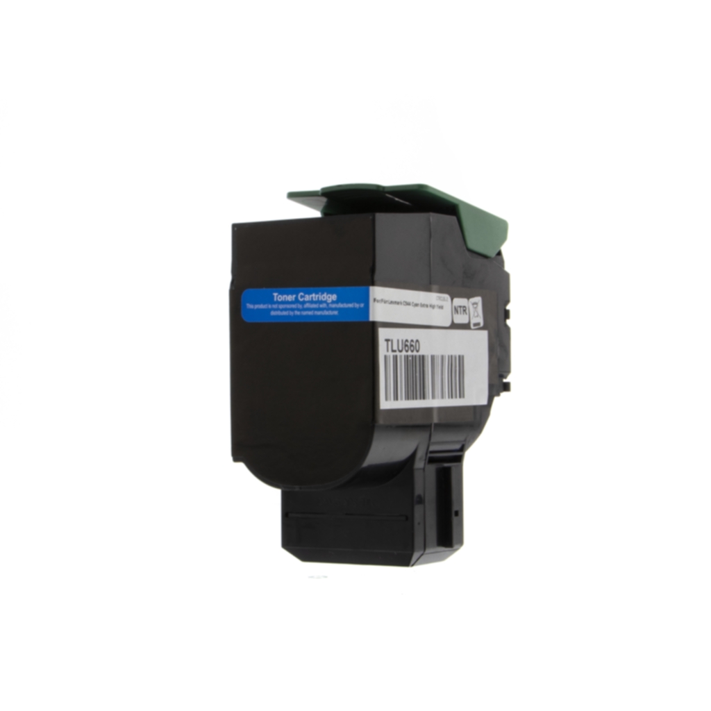 WL Tonerkassett, erstatter Lexmark C544X1CG, cyan, 4.000 sider TLU660 Tilsvarer: C544X1CG