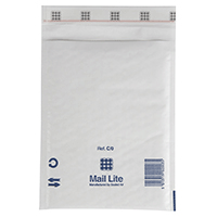 Kuplapussi Mail Lite C/O 150x210mm valkoinen, 100 kpl