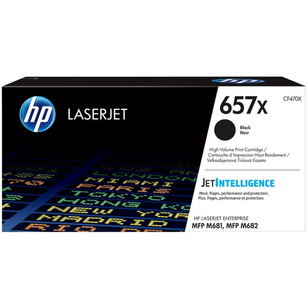 HP 657X Tonerkassett Svart