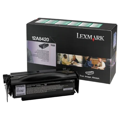Lexmark Tonerkassette sort 6.000 sider return 12A8420 Modsvarer: N/A