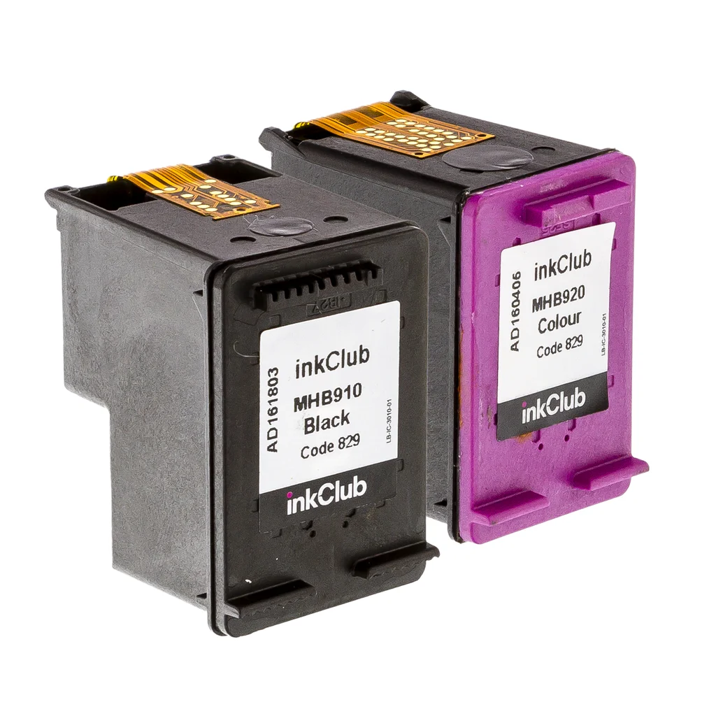 Multipack bläckpatroner - ersätter HP 62 svart & färg