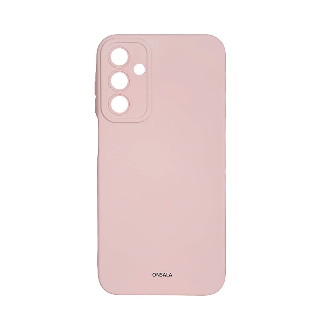 Onsala Mobilskal Silikon Samsung A15, Chalk Pink