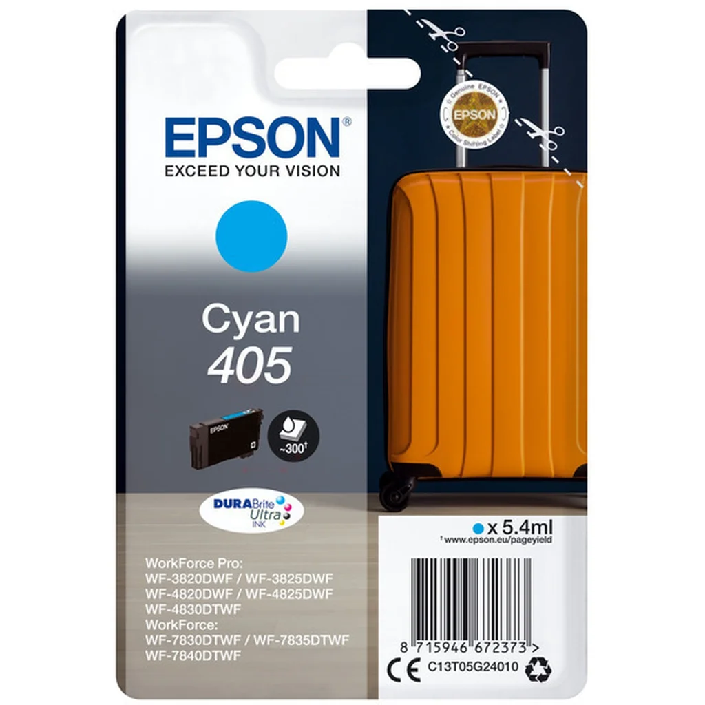 Epson 405 Bläckpatron Cyan