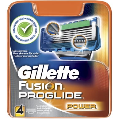 Gillette alt Gillette Proglide Power parranajoterät, 4 kpl