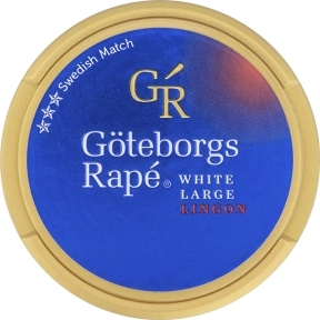Göteborgs Rapé Lingon Large White
