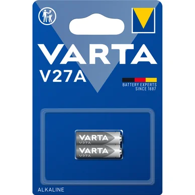 Varta Varta V27A alkalisk specialbatteri, 12V, 2 pk.. 4227101402 Modsvarer: N/A