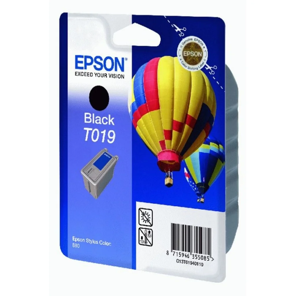 Epson T019 Bläckpatron Svart