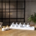 Oppladbare LED-teklys Flame 12-pakning