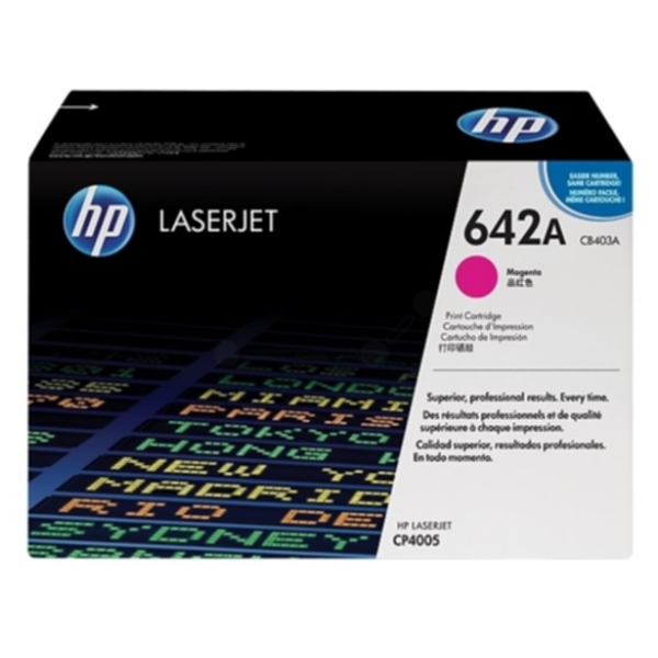 HP HP 642A Tonerkassett Magenta CB403A Tilsvarer: N/A