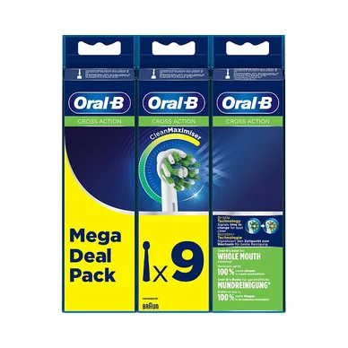 Oral-B Oral-B Refiller Cross Action 9-pak 4210201325345 Modsvarer: N/A billede