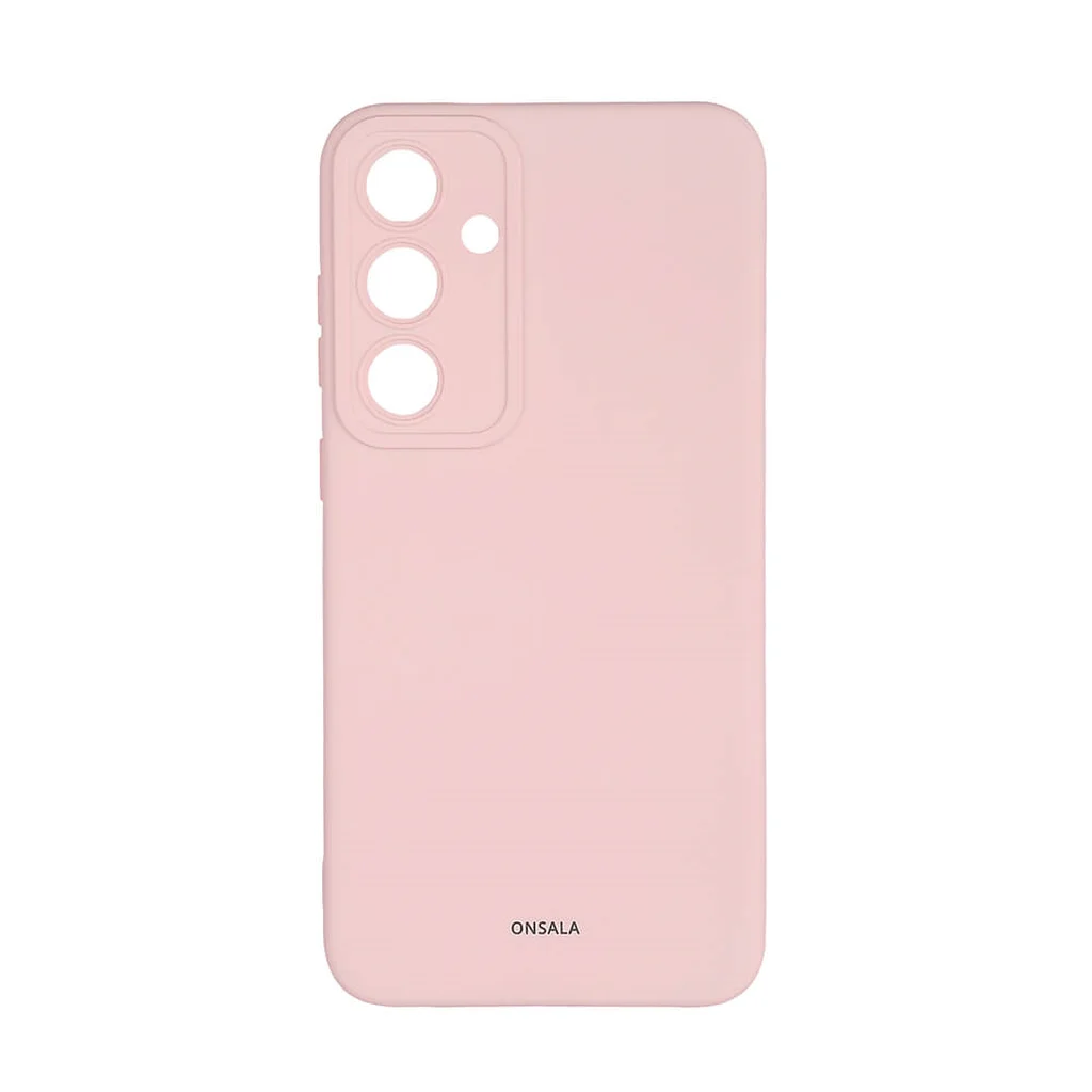 Onsala Mobilskal Silikon Samsung S24+, Chalk Pink