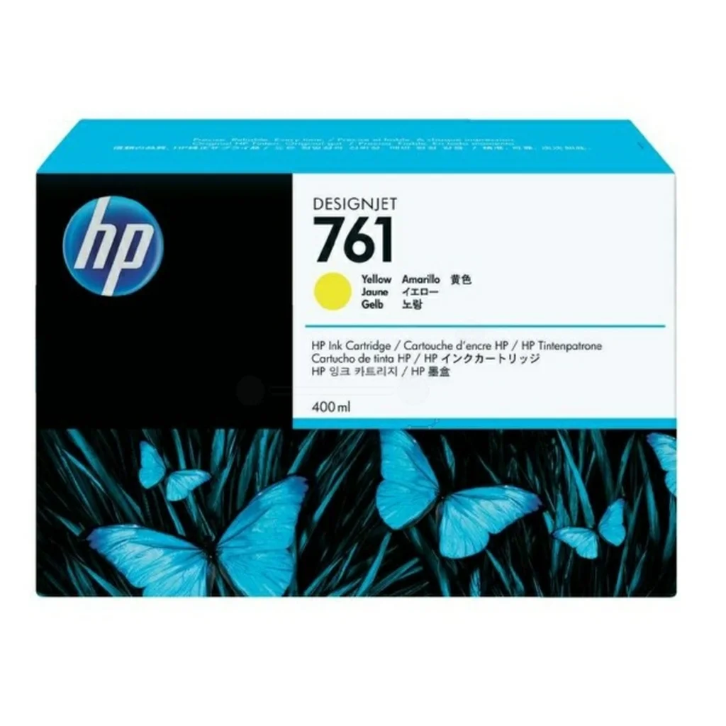 HP 761 Bläckpatron gul, 400 ml