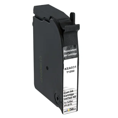 inkClub Blækpatron cyan, erstatter Epson T1292 KEA031 Modsvarer: T1292