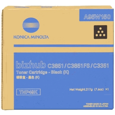 KONICA MINOLTA KONICA MINOLTA TNP-49 K Tonerkassette schwarz passend für: Bizhub C 3351;Bizhub C 3851;Bizhub C 3851 FS