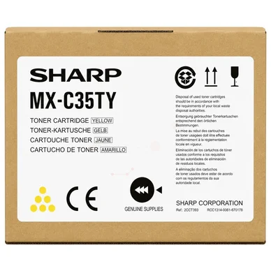 Sharp Sharp MX-C36T Tonerkassette Gul MXC36TY Modsvarer: N/A