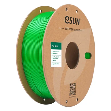 eSun eSUN PLA-Basic - Green - 1.75mm - 1 kg 6922572211414 Modsvarer: N/A