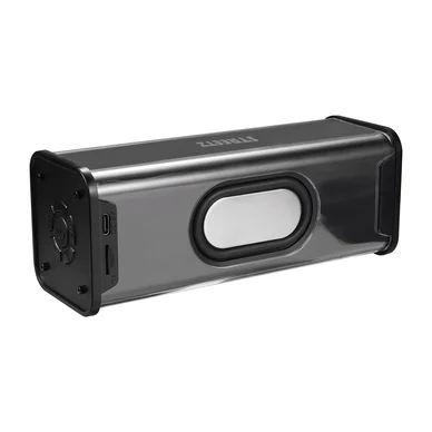 Streetz Transparent Bluetooth-högtalare med TWS och LED, 10W