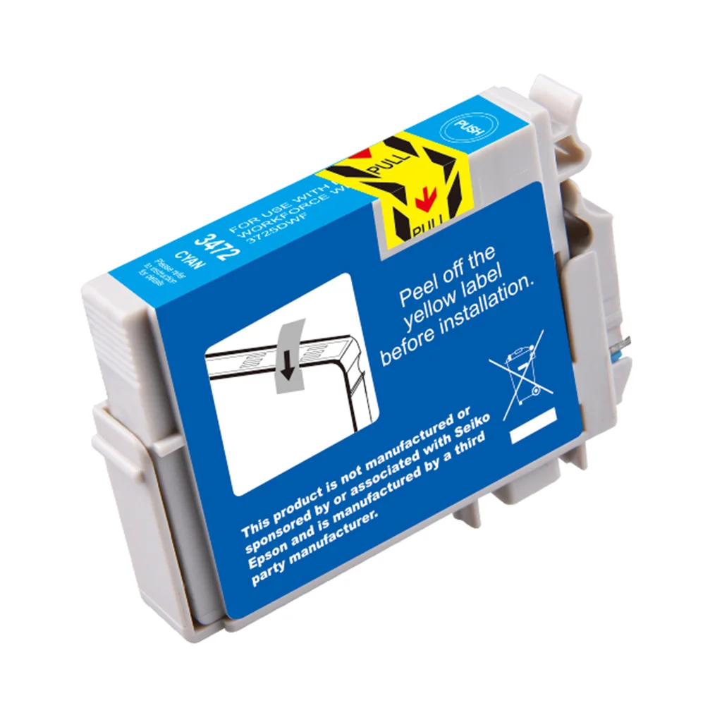 WL Bläckpatron, ersätter Epson 34XL, cyan, 950 sidor 0T03472 ersätter T3472
