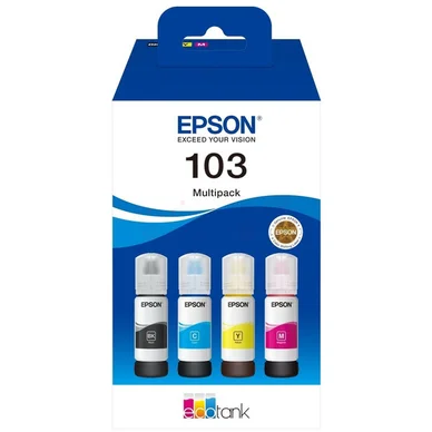 Epson Epson 103 Blækpatron Multipack BK/C/M/Y T00S6 Modsvarer: N/A billede