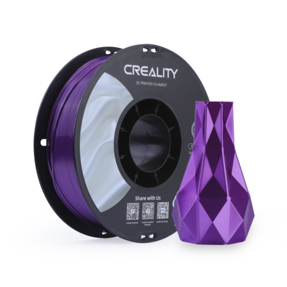 Creality Creality Creality CR-PLA Silk - 1.75mm - 1kg Lilla PLA-filament,3D skrivarförbrukning
