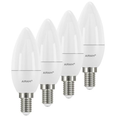 AIRAM alt 4-pack E14 LED-lampor 3,5W 2700K 250 lumen