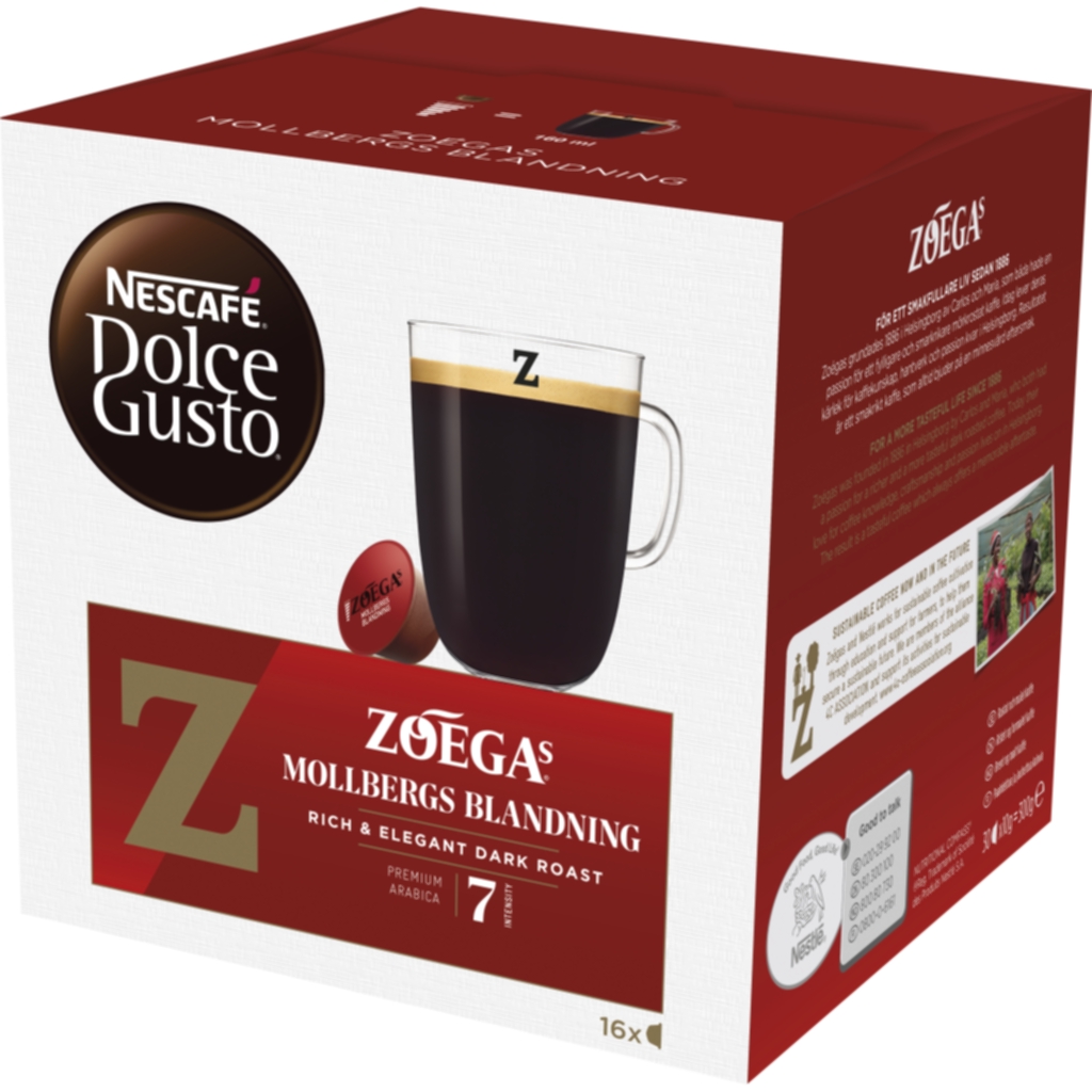 Dolce gusto Dolce Gusto Mollbergs blandning kaffekapsler, 16 stk. Livsmedel,Kaffekapsler,Kaffekapsler