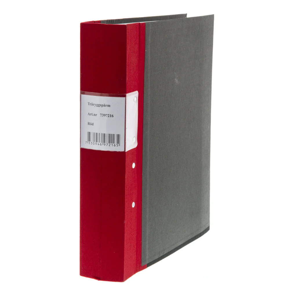Kontorspärm A4 60 mm röd