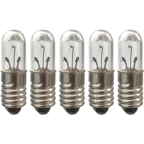 Glödlampa E5 1,2W 12V, 5-pack
