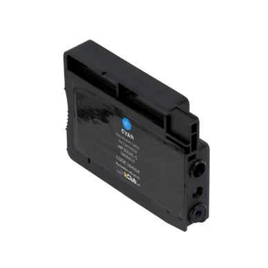 Blækpatron, erstatter HP 933XL, cyan, 1085 sider