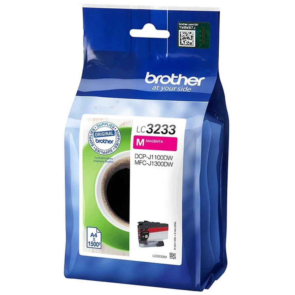 Bläckpatron magenta, ersätter Brother LC3233M