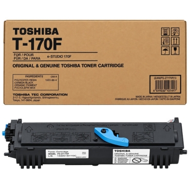 TOSHIBA TOSHIBA T-170 F Tonerkassette sort 6A000000939 Modsvarer: N/A