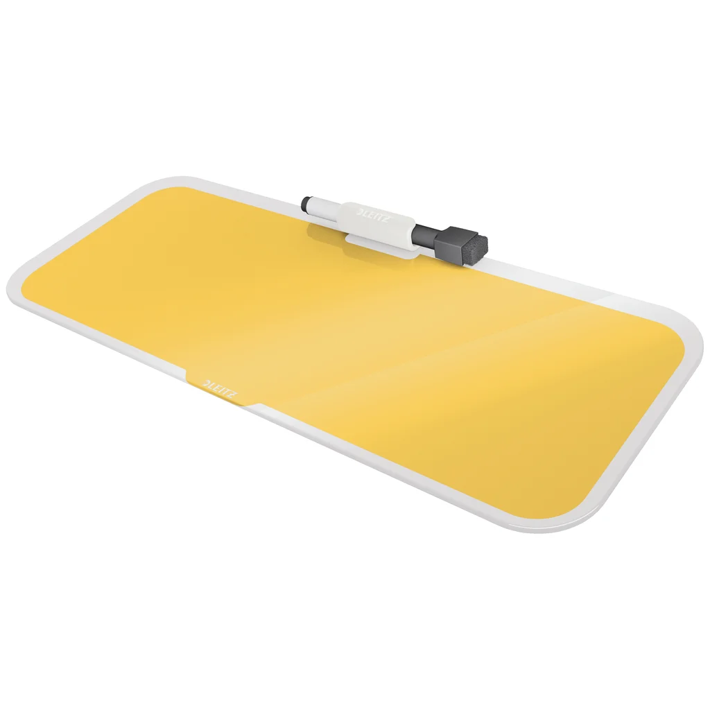 Leitz Cosy Memotavla i glas Gul