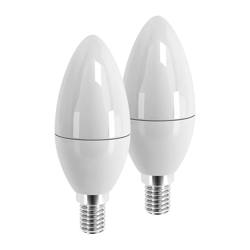 LED-lampa E14 4,9W 2700K 470 lumen 2-pack