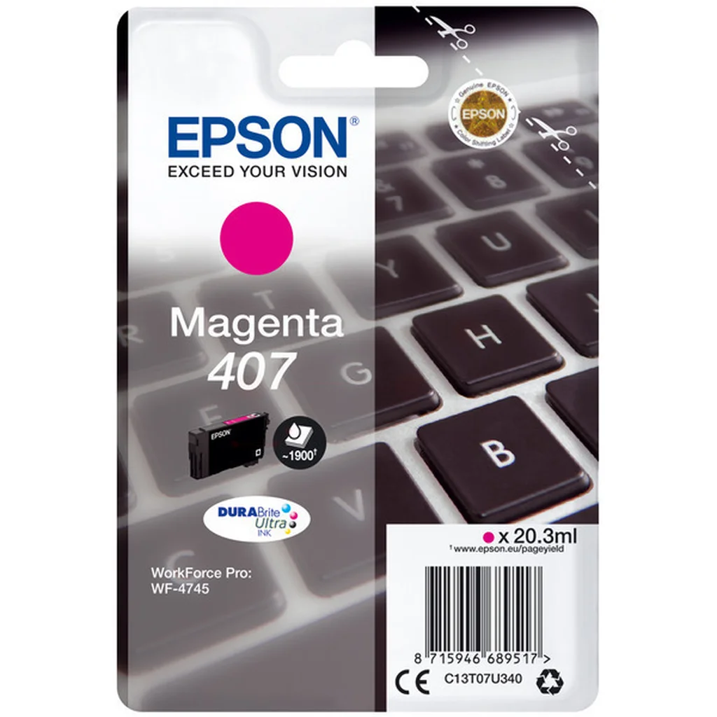 Bläckpatron magenta, 1.900 sidor