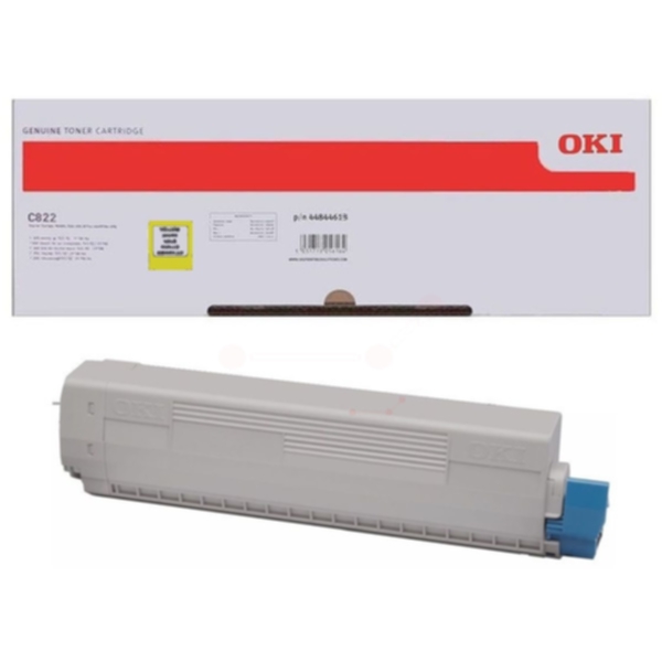 Oki Toner Gul 7,5k - C822
