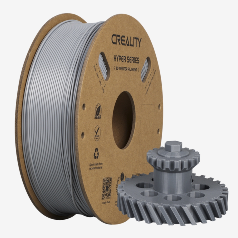 Creality Creality Creality Hyper ABS - 1.75mm - 1kg Grå ABS-filament,3D skrivarförbrukning