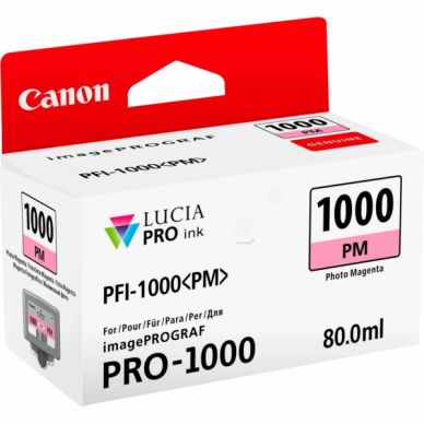 Canon Canon PFI-1000 PM Mustepatruuna vaalea magenta, CANON