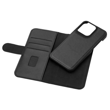 Gear alt GEAR-lompakkokotelo iPhone 13 Pro 2in1, musta