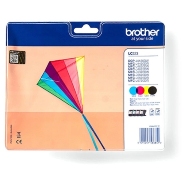 Brother MultiPack Bk,C,M,Y 550 Sidor