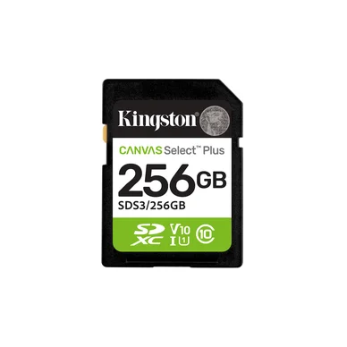 256GB SDXC Canvas Sel+ G3 150MB/s C10 UHS-I U1 V10