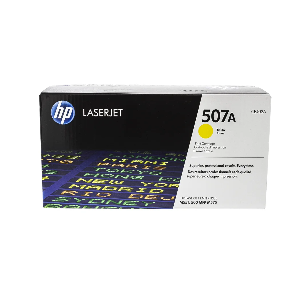 HP 507A Tonerkassett Gul