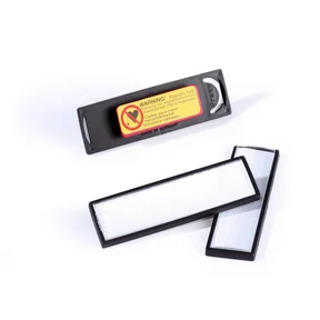 Namnskylt CLIP CARD 17x67, magnetfäste 25-pack