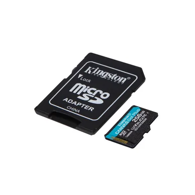 256GB microSDXC Canvas Go Plus Gen4 200MB/s A2 U3 V30 + ADP
