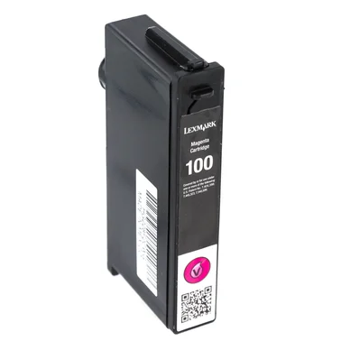 Lexmark 100 Blækpatron magenta, 200 sider