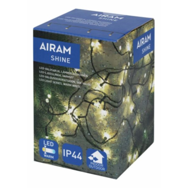 Airam Shine Ljusslinga Varmvit IP44