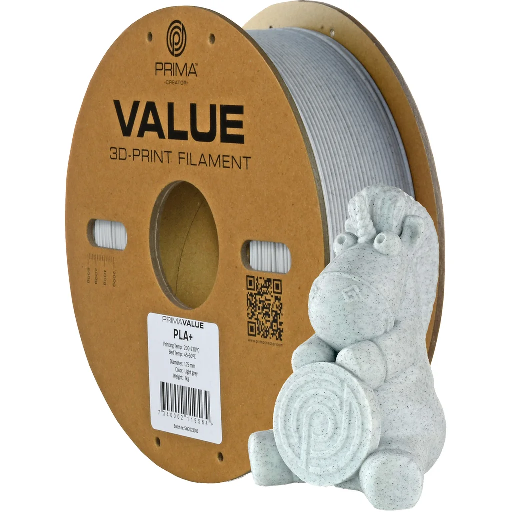 PrimaValue PLA+ - Marble - 1.75mm - 1 kg